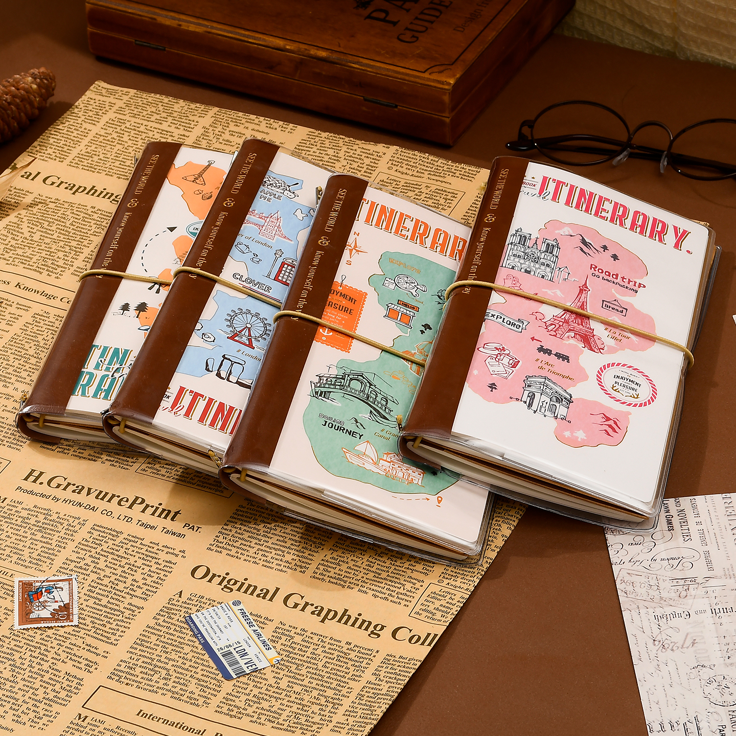 旅行手帐本旅行护照夹随身便携