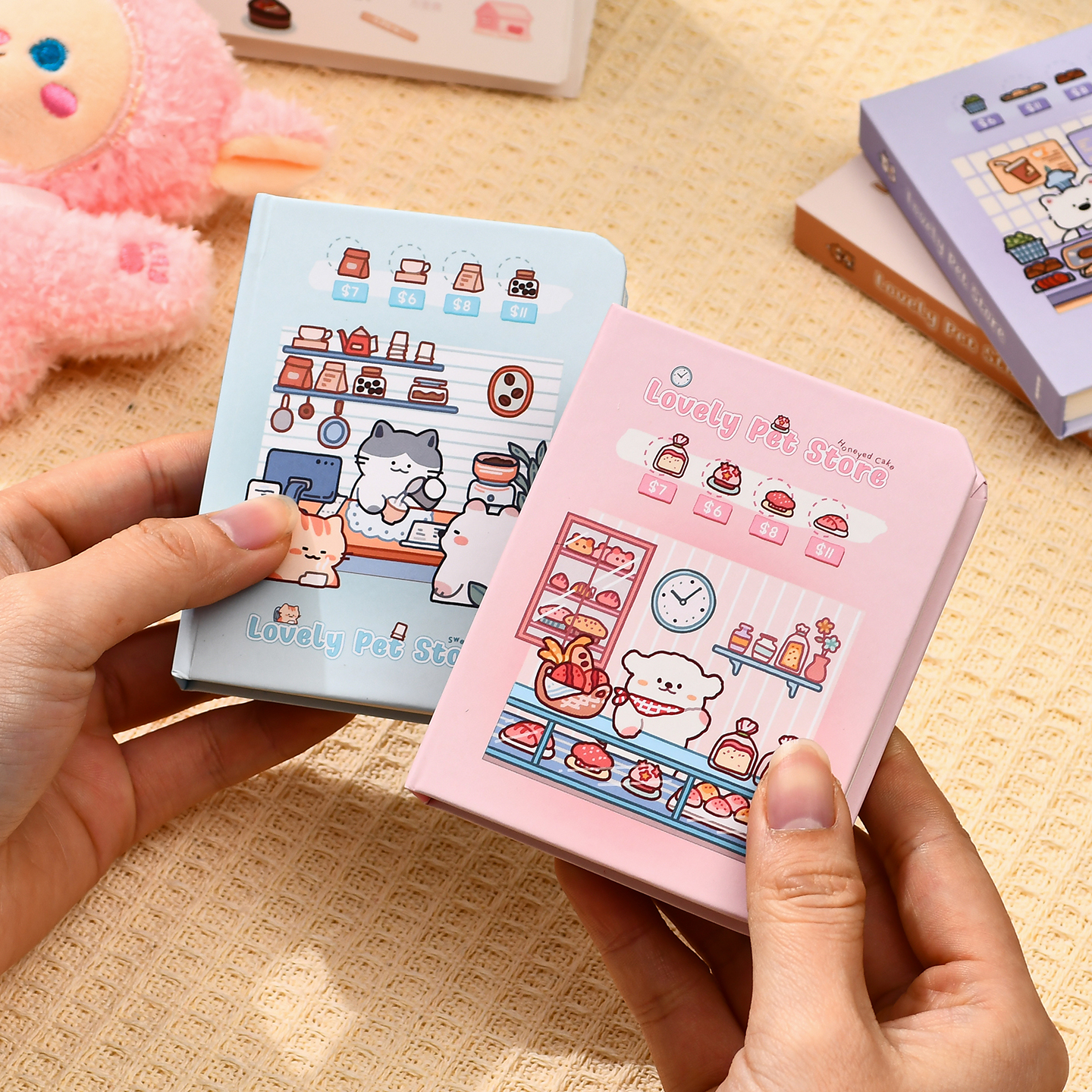 伊莎尔高颜值萌宠小店口袋记事本