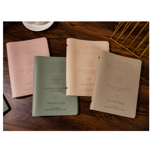 伊莎儿皮面活页可换芯