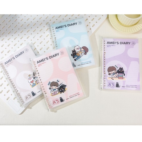 伊莎儿PP笔记A5B5活页夹线圈