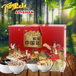 精品礼盒坚果炒货瓜子年货礼品特产 中国年1668g袋装 阿里山