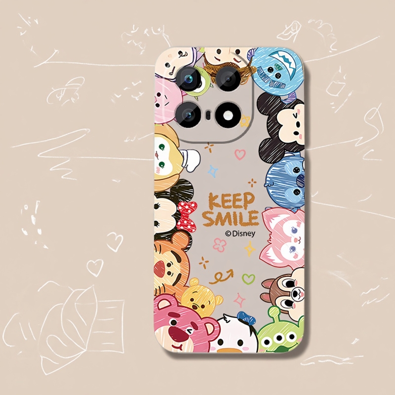 iQOO15/12/11/10/9/8卡通简约可爱液态硅胶TPU小清新文字全包保护防摔新款个性肤感手机套男创意高级女防滑文