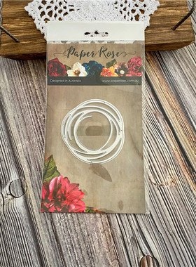 Paper Rose *切割模板/进口刀模 #17397 Scribble Circle Small