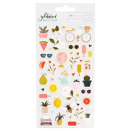 One Canoe Two /AC *泡芙贴纸 #350333 Goldenrod 系列 -STICKERS,文具电教/文化用品/商务用品,贴纸/立体贴纸,淘宝优惠券,粉丝福利购,淘宝优惠卷