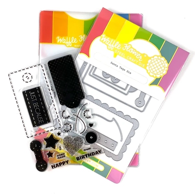 声樱花开 Waffle Flower *透明图章模板套装 #WFC005 Suface Tag