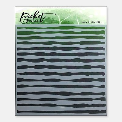 Picket Fence*塑料模板遮蔽版SC-132 Watercolor Brush水彩刷笔纹