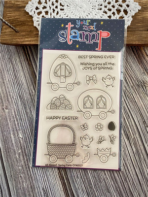 Your Next Stamp *透明图章 #CYNS527 Spring Carts 复活节快乐