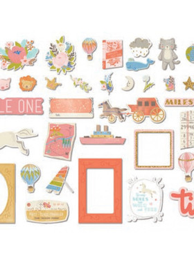 Pink Paislee *卡纸配件 #310752 Little Adventurer 女孩系列