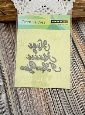 声樱花开 Penny Black *切割模板/刀模 #51-025 Love Expressions