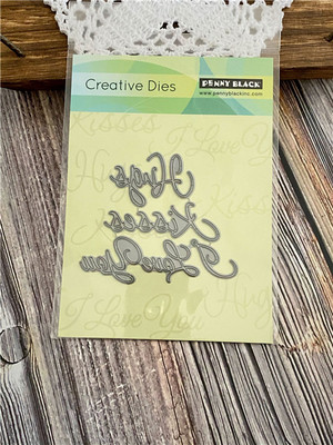 声樱花开 Penny Black *切割模板/刀模 #51-025 Love Expressions