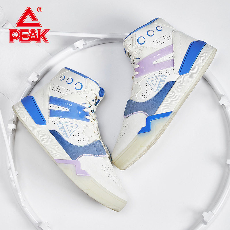 匹克态极910板鞋男鞋高帮复古文化休闲鞋轻便透气潮流百搭运动鞋
