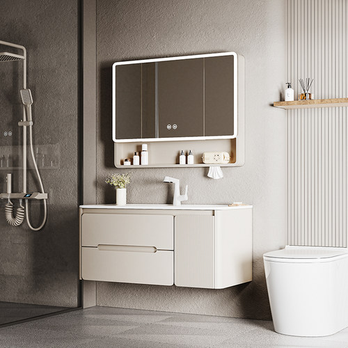 蜂窝铝合金浴室柜组合加深盆圆弧