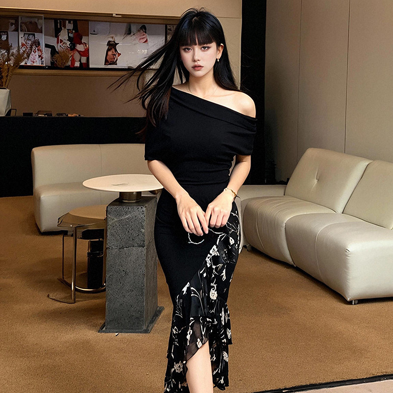 高冷设计师款连衣裙女