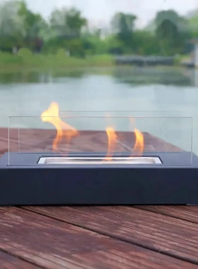 Indoor desktop small alcohol fireplace室内桌面小型酒精壁炉