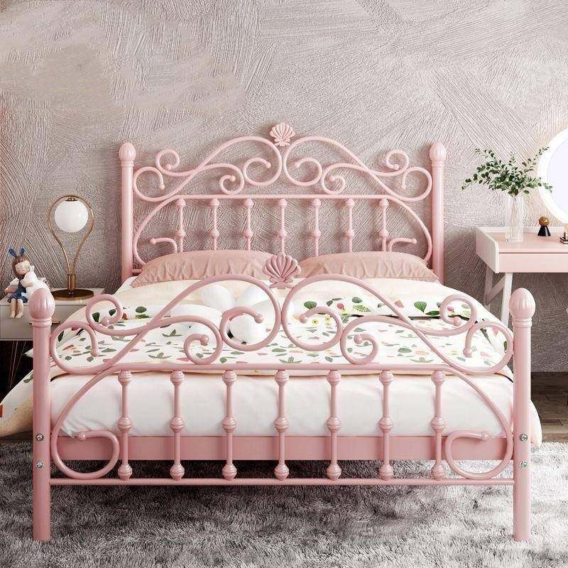 红单人2米架1北欧1.5加厚11122铁艺床铁1.8简约双床公主人米网铁,住宅家具,铁艺/钢木床,淘宝优惠券,粉丝福利购,淘宝优惠卷