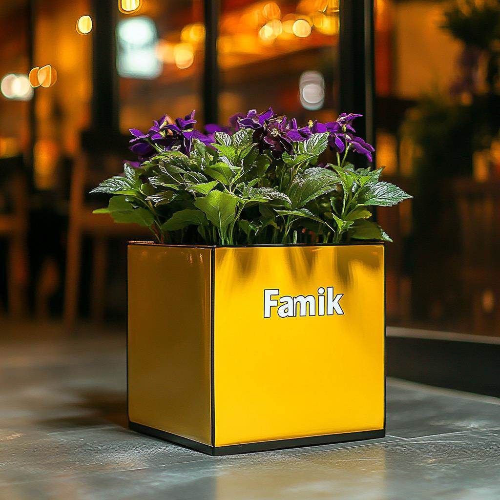 户外铁艺花箱围栏组合庭院栅栏花架市政广场商业街室外摆隔断护栏