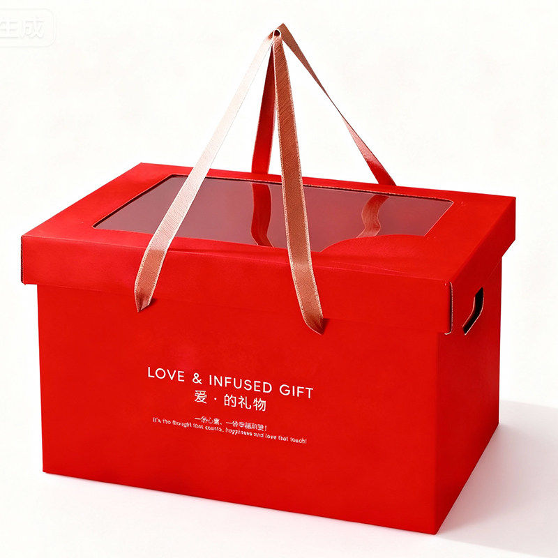 森业年货礼品包装盒水果礼品盒食品零食橙子礼物盒子空盒订制批发