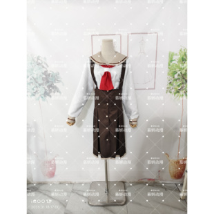 慕妍动漫 cosplay 化物语 千石抚子校服 cos制服量身定做