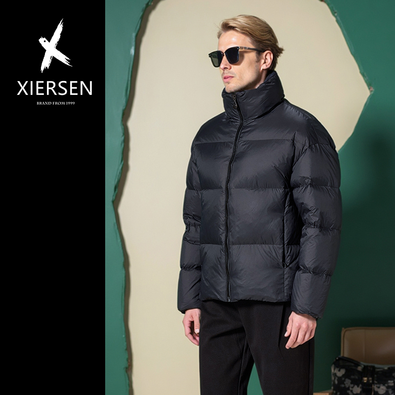 欧洲站轻奢新款加厚鸭绒羽绒服