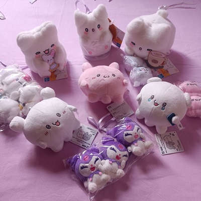 现货正版Sanrio花丸鬼幽灵花丸鬼loveez章鱼毛绒玩偶可爱挂件公仔