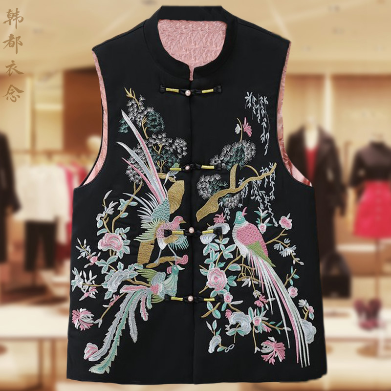 国风新中式马夹外套女春秋