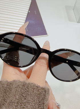 小红书同款猫眼墨镜女款2026新款潮高级感太阳镜复古防紫外线眼镜