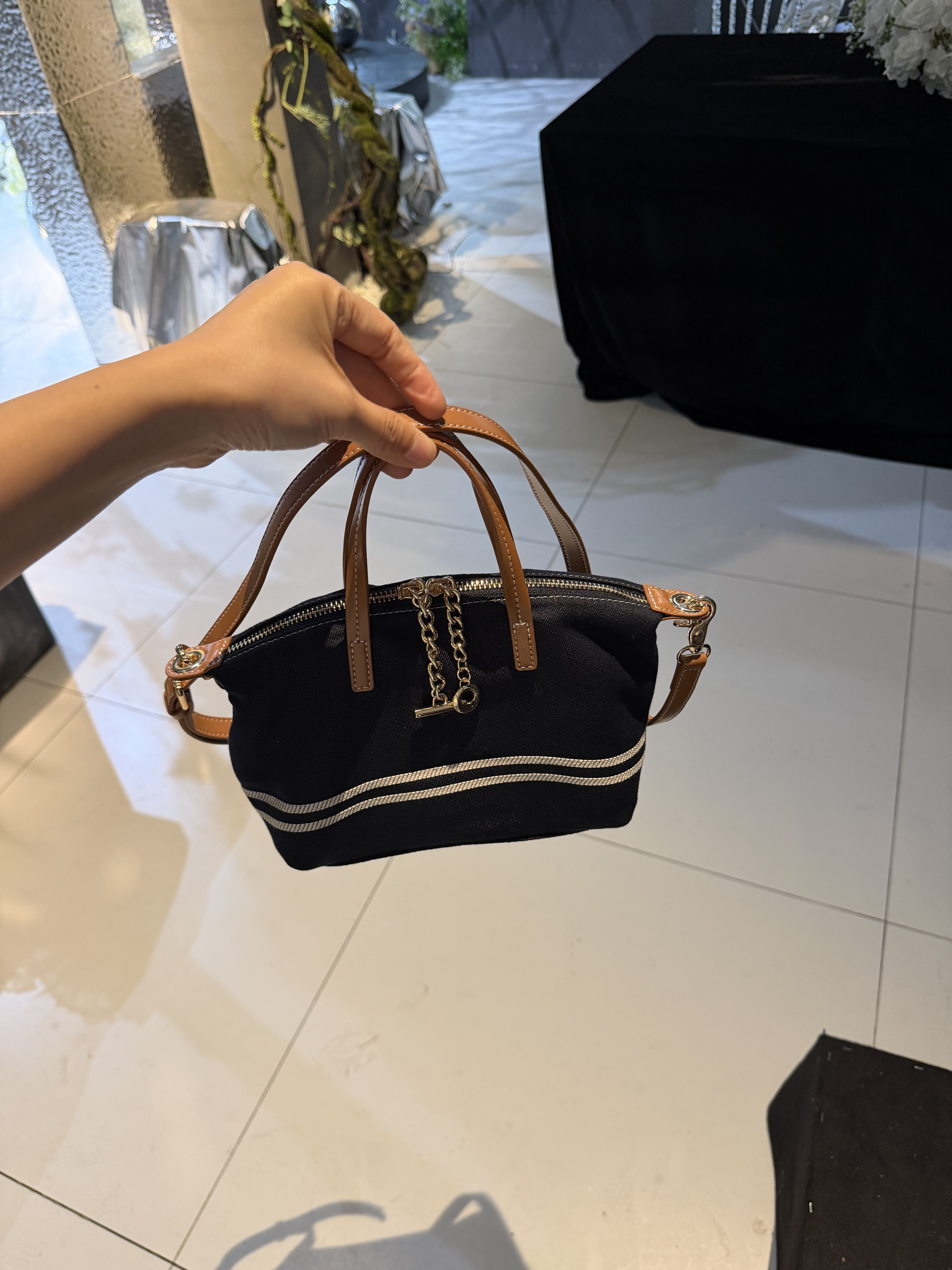 【慕懿时袋】2026大容量托特包休闲单肩斜挎手提条纹通勤包2111