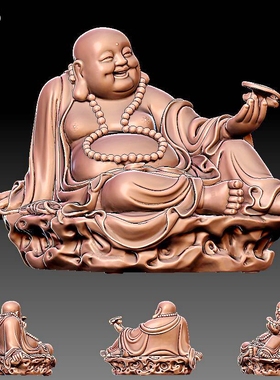 Y186拿蝙蝠的坐雕刻图三维立体精雕圆雕图STL3D模型