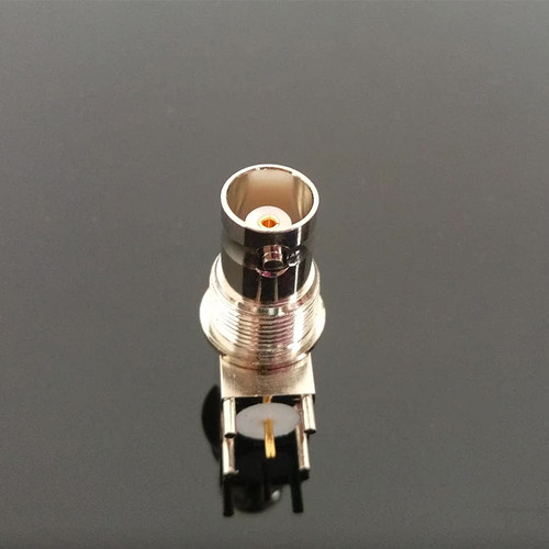 射频插座 BNC-KY-WE 弯母 BNC-50KWE BNC座 金属 50欧射频连接器