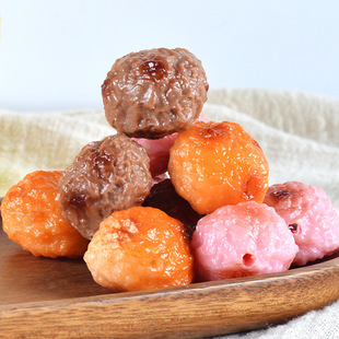 仿真丸子牛肉丸鱼丸关东煮炸肉食物模型DIY食玩火锅食材菜品道具