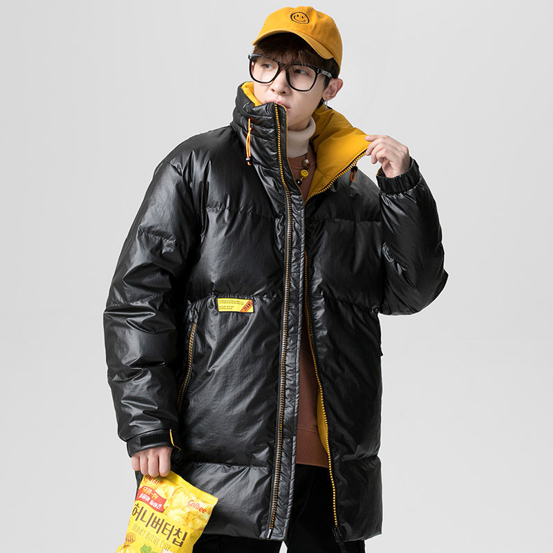 冬季新款90%白鸭绒港风宽松羽绒服男潮流外套 A438-2727图片
