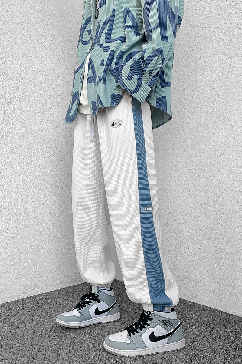 2022卫裤春季新款韩版潮流宽松休闲裤潮牌束脚裤子A438-2100-P45,男装休闲裤,电商A438