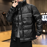 冬季新款90%白鸭绒宽松大码羽绒服亮色男士外套A438-2721，男装羽绒服，电商A438