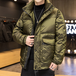 冬装新款潮牌90%白鸭绒羽绒服男士潮流大码外套 A438-2719图片