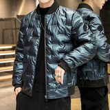 冬季新款90%白鸭绒潮牌羽绒服男士潮流亮面外套A438-2720，男装羽绒服，电商A438