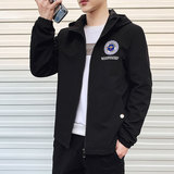 2021春季新款男士潮流连帽夹克男个性印花潮牌外套A438-D90，男装夹克，电商A438