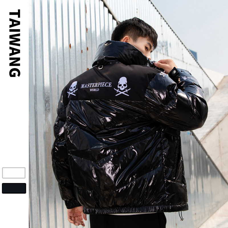 2020冬季新款80%白鸭绒潮牌亮色羽绒服男插色外套A438-853-P170,男装羽绒服,电商A438