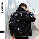 2020冬季新款80%白鸭绒潮牌亮色羽绒服男插色外套A438-853-P170，男装羽绒服，电商A438