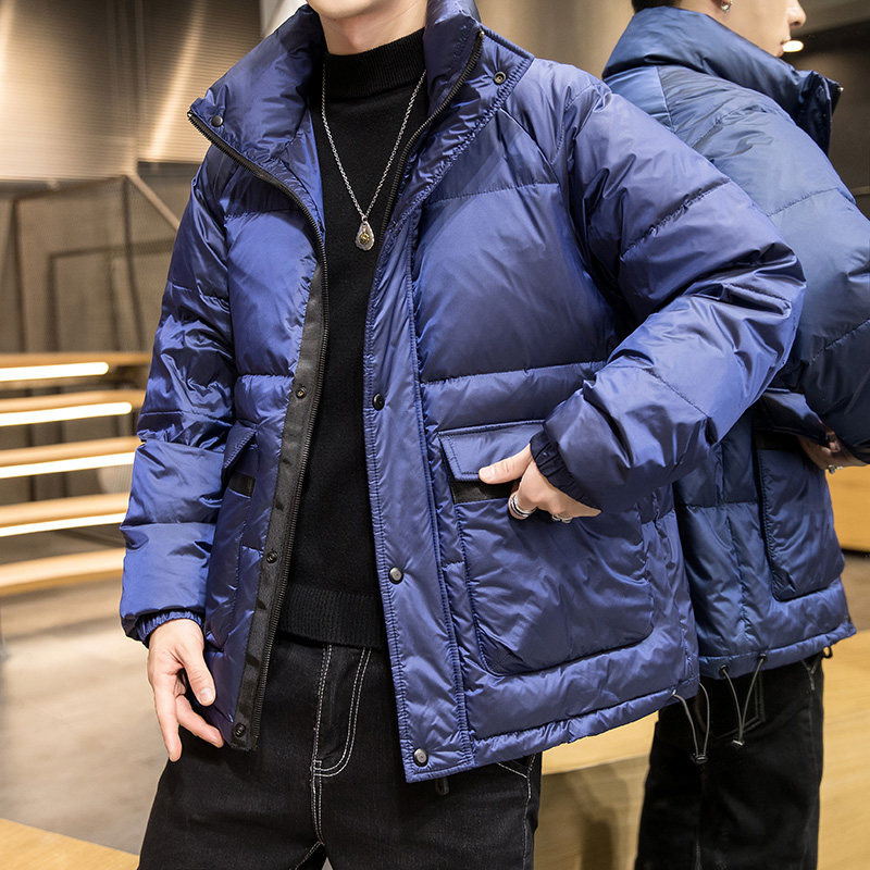 冬装新款潮牌90%白鸭绒羽绒服男士潮流大码外套 A438-2719图片