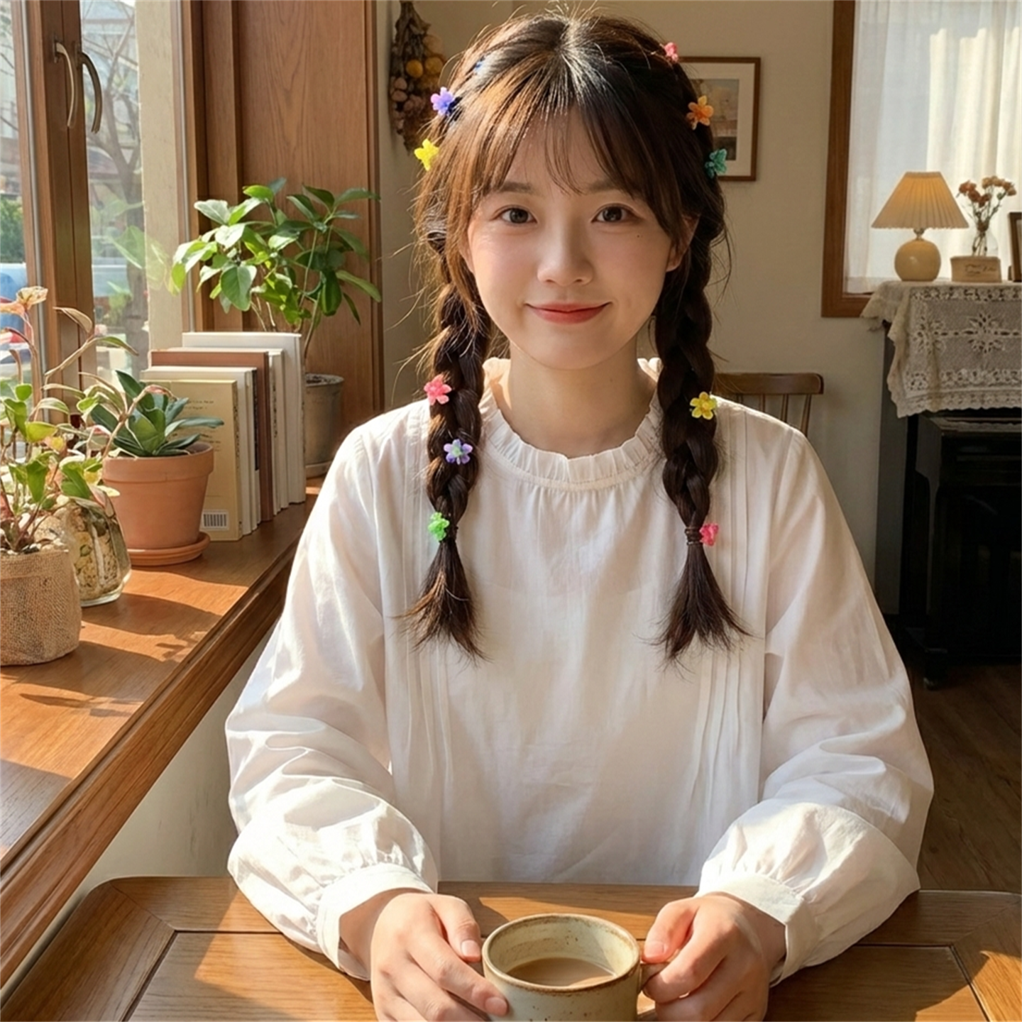 日系软妹木耳荷叶边立领纯棉长袖衬衫韩系法式复古设计感上衣少女,女装/女士精品,衬衫,淘宝优惠券,粉丝福利购,淘宝优惠卷
