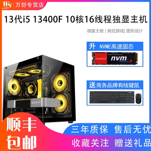 13代i5主机RTX4060/RTX5060独显