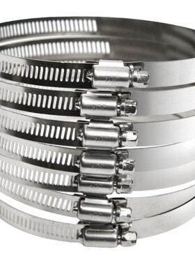 304mm不锈钢卡箍管夹管子接头快装圆形管卡抱箍卡扣强力喉箍