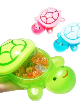 夜光小乌龟对对碰盲袋可开盖巨无霸大乌龟发光玩具收纳盒公仔摆件