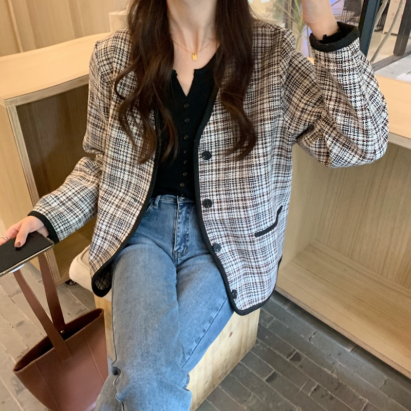 Real shot real price new Korean version of small fragrance in early autumn 2020