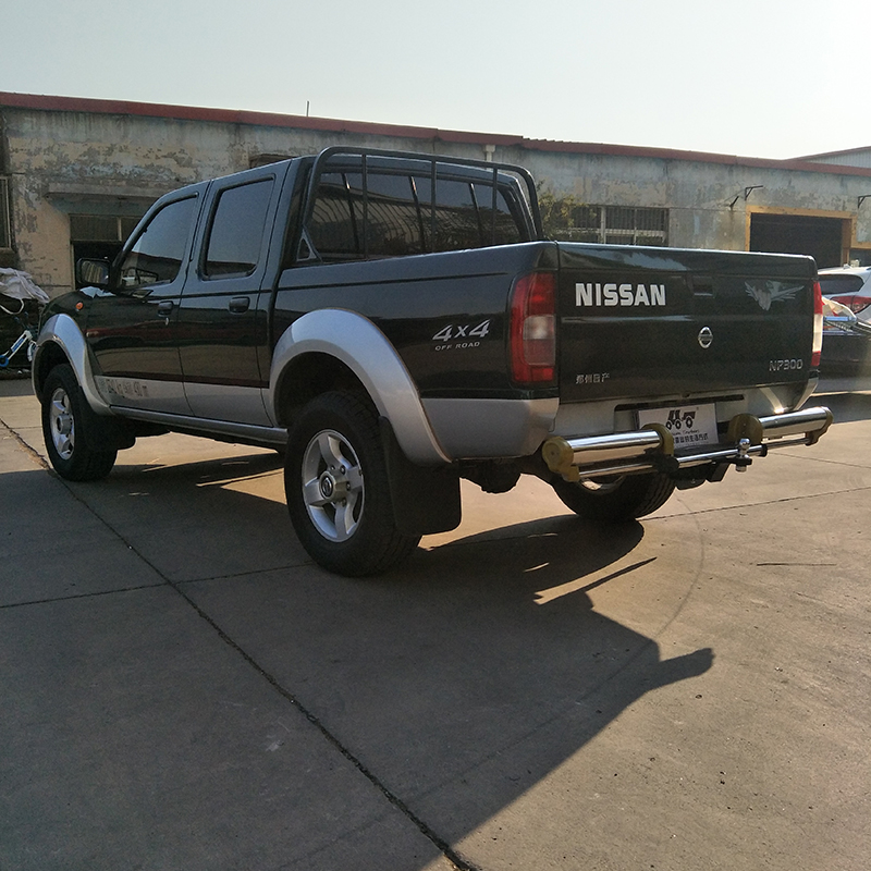 适用于NP300拖车方口杠皮卡改装后露营拖挂牵引杆救援拖拽钩配件