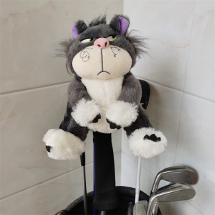 猫高尔夫球杆套一号木帽套路西法小鸡腿可爱有个性网红发球木杆套