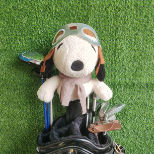 日单史努比高尔夫球杆套一号木帽套发球木杆头保护套可爱杆头套