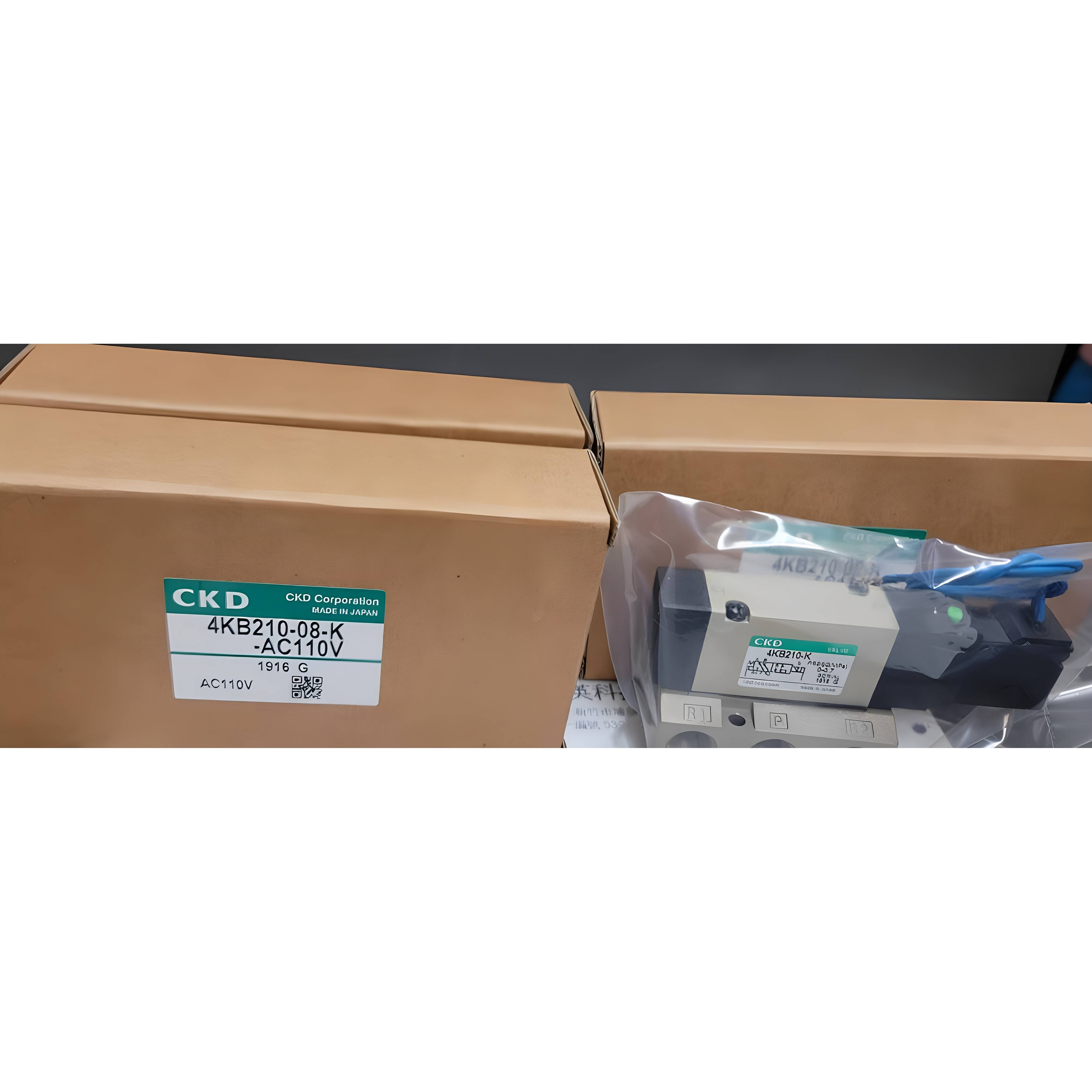 气动元件CKD电磁阀4KB210-08-M-K-AC110V全新原装现货出售