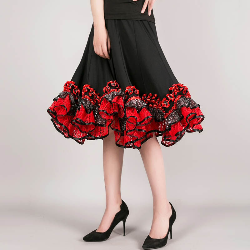 广场舞蹈大摆中裙 交谊舞练习裙 摩登舞裙 三步踩大摆舞裙 Z_018,运动/瑜伽/健身/球迷用品,广场舞半身裙,淘宝优惠券,粉丝福利购,淘宝优惠卷