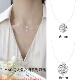 法兰西AG 瑷嘉莎925银人鱼之泪项链女轻奢小众高级感锁骨颈链礼物